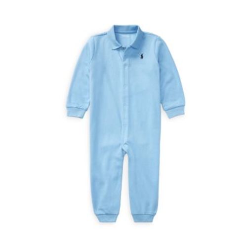 Boys' Interlock Solid Coverall - Baby