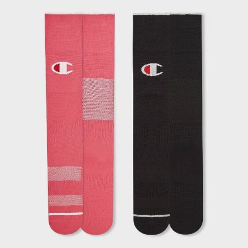Champion Performance Soccer Socks 2pk - Pink M