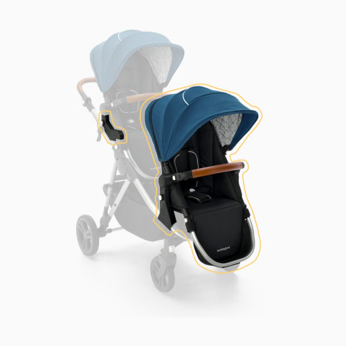 Mockingbird 2nd Seat Kit 2.0 - Sea/Windowpane Canopy With Penny Leather