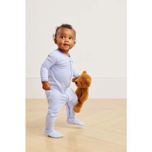 LAKE | Baby | Pima Cotton Pajamas | Hydrangea Baby Sleeper 9-12Months