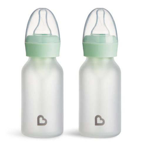 Bond™ Silicone Glass Bottle 4oz or 8oz, 2pk | Munchkin
