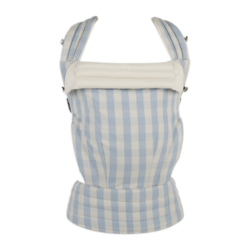 Somomu® Vichy Baby Carrier Backpack Blue + Sand · Minicoton