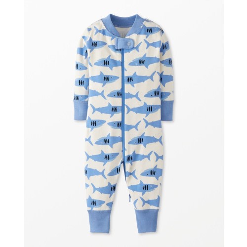 Baby Print 2-Way Zip Sleeper