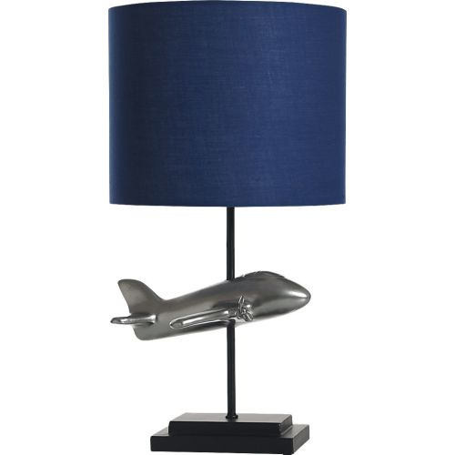 Airplanes Decor Gray Lamp
