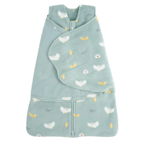 Halo Micro-Fleece Swaddle , Newborn, Harry Potter Hedwig