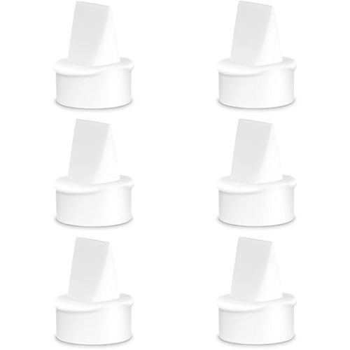 6PC Duckbill Valves Compatible with Lansinoh Pumps Parts and Hand Pump, Replacement to Lansinoh Signature Pro Smartpump Manual Pump, for lansinoh Breast Pumps Duckbill Valves Parts