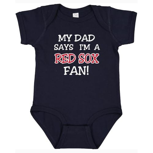 Cute My Dad Says I am a Baseball Fan Baby Bodysuit