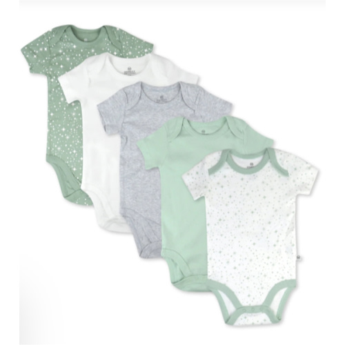 5-Pack Organic Cotton Short Sleeve Bodysuits | Honest Baby Clothing