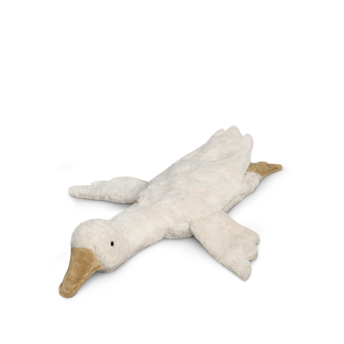Cuddly animal Goose small | white