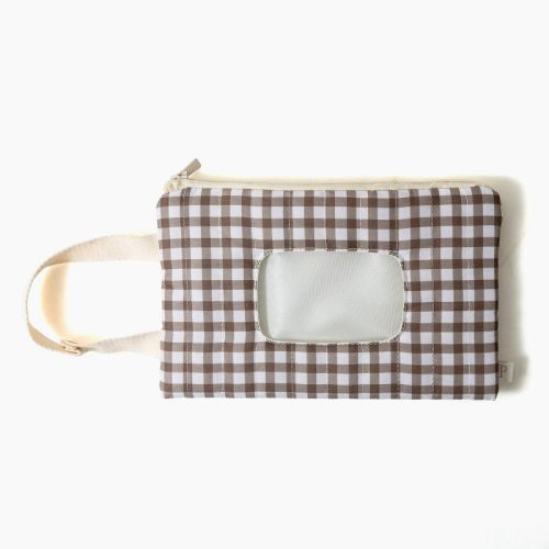 Picolette by Olivia Culpo Wipe Case - Chocolate Gingham