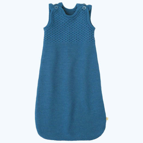 DISANA Knitted Organic Merino Wool Sleeveless Sleeping Bag for Baby – Danish Woolen Delight