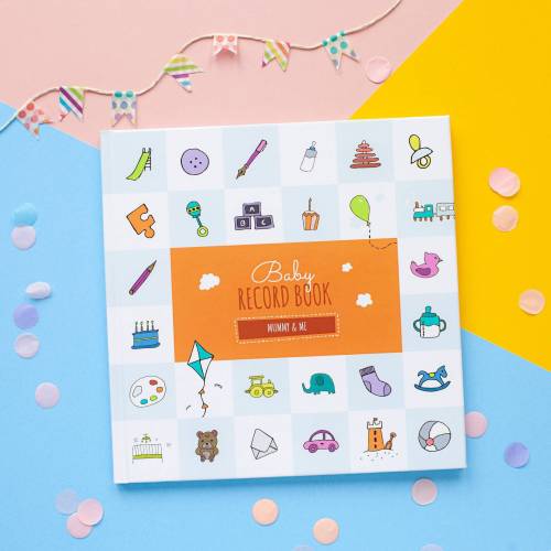 Mummy and Me Baby Memory Book, Solo Mum Baby Milestone Book, Baby Record Book, New Baby Gift, New Parent Gift, Single Mum, Single Mom