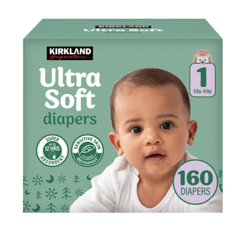 Kirkland Signature Diaper Sizes 1- Costco