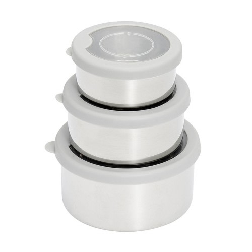 Spencer Stainless Nesting Container Trio