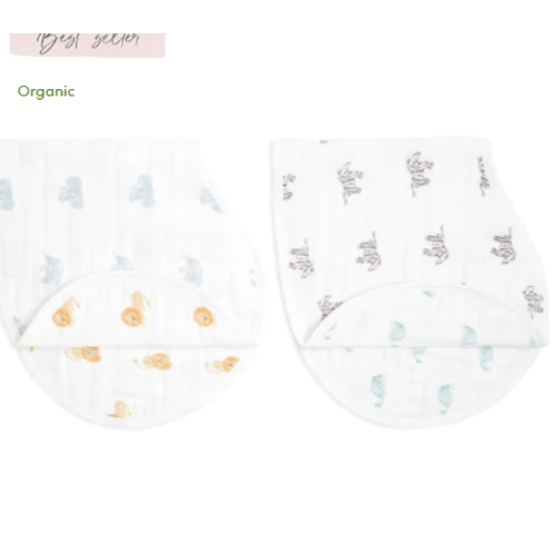 Animal Kingdom Organic Cotton 2pk | aden + anais