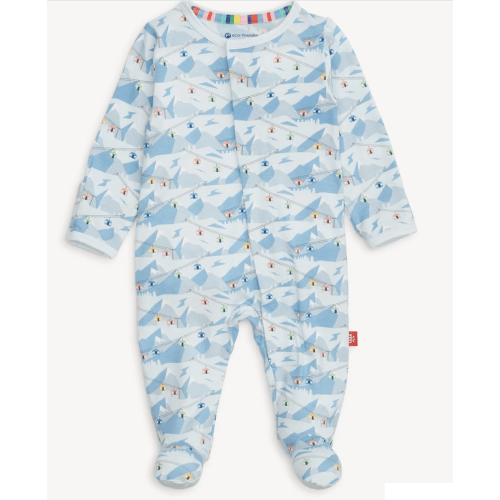 Blue Apres Chic - Modal - Magnetic Footie