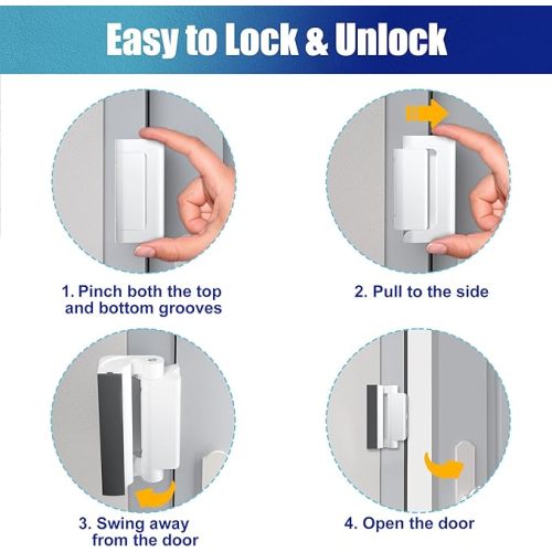 Door Reinforcement Lock - Set of 4