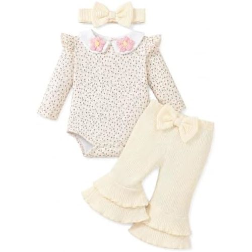 Renotemy Newborn Baby Girl Clothes Fall Outfits for Preemie-12 Months Girls
