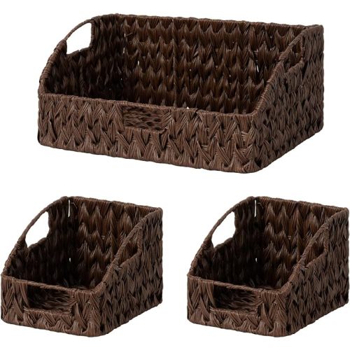 Waterproof Wicker Basket for Shelves