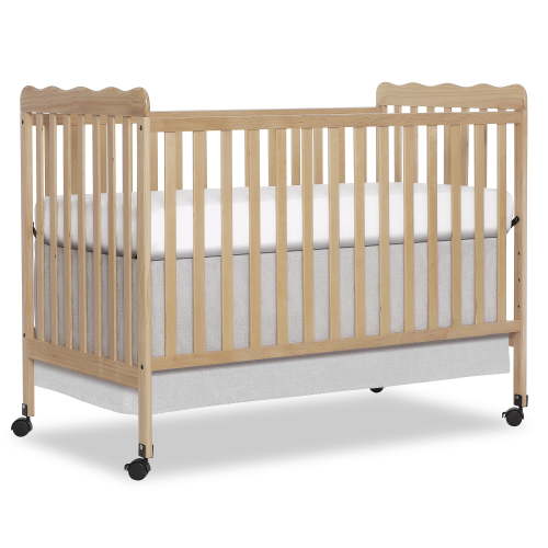 Dream On Me Carson Classic 3-in-1 Convertible Crib in Beechwood Natural, Greenguard Gold Certified