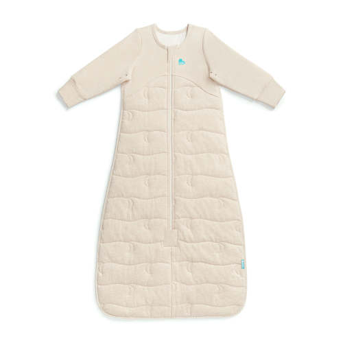 Sleep Bag Long Sleeve 3.5 TOG Cotton Oatmeal Moon Quilting