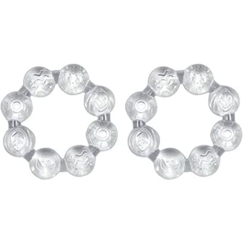 Cooling Ring Teether-Clear (Pack of 2)