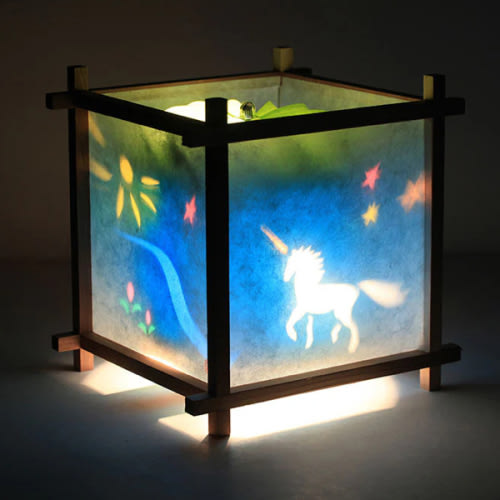 Unicorn Rotating Kids Nightstand Lamp | Magic Lamp