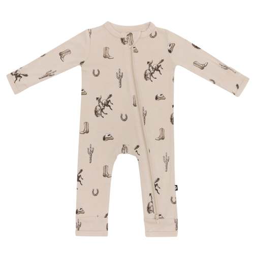 Zippered Romper in Classic Cowboy