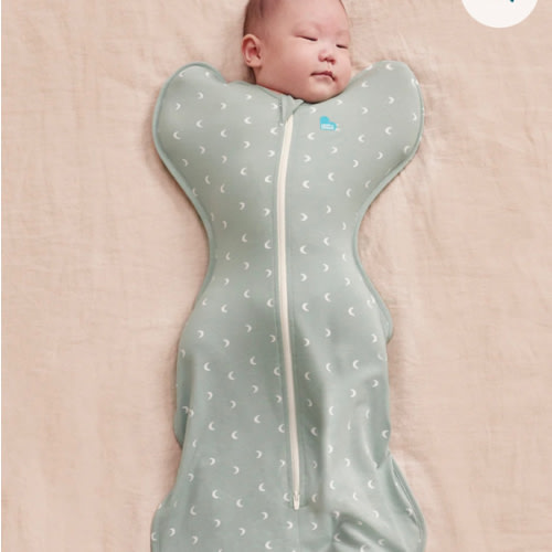 Swaddle Up™ 1.0 TOG Cotton Olive Moon