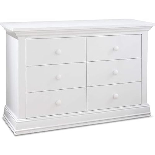 Sorelle Furniture Paxton Baby Dresser – Dresser for Nursery, Kids Bedroom Furniture, Baby Dresser Drawers, Storage for Child’s Room with Drawers, Nursery Furniture for Infant-White
