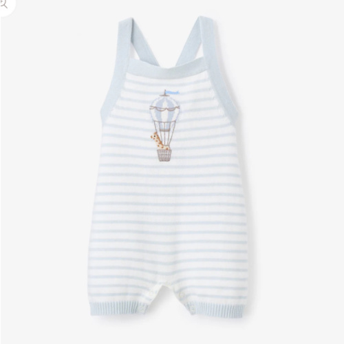 Up & Away Stripe Knit Overall – Elegant Baby