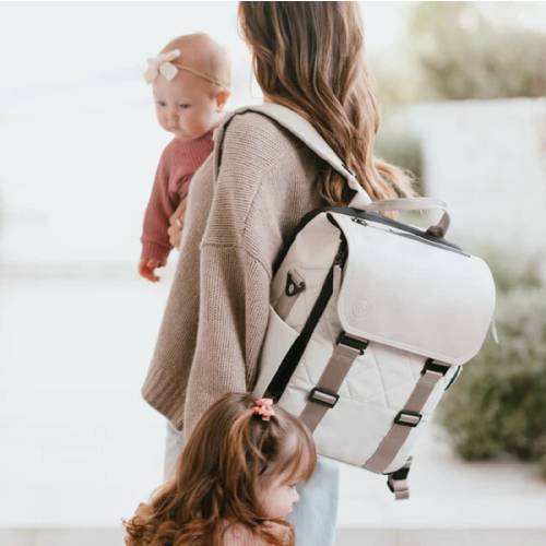 The Willow, Mushroom diaper bag - Paperclip | Maisonette