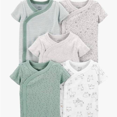 Simple Joys by Carter's unisex-baby 5-pack Side Snap Short-sleeve Bodysuit