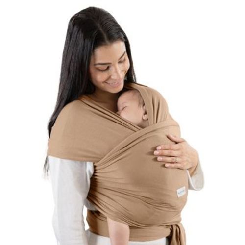 Comfy Cubs Baby Wrap Carrier - Soft & Secure Fit Cotton Blend for Newborn to Toddler - Adjustable, One Size Fits All Toddler Sling - Cedar