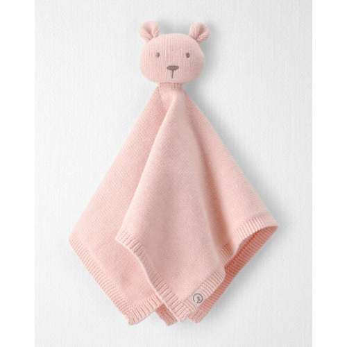 Baby Girl Organic Cotton Bear Lovey - Little Planet | Carter's