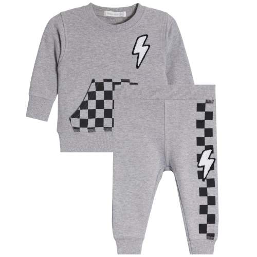 2pc Bolt Patch Jog Set