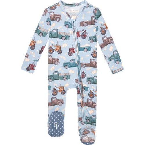 Zip-Up Footie, 0-3M