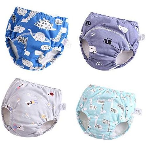 U0U Baby Girls Cotton Training Pants Toddler Potty Training Underwear for Boys and Girls