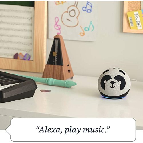 Echo Dot (4th Gen) Kids | Designed for kids, with parental controls | Panda - Echo Dot Kids
