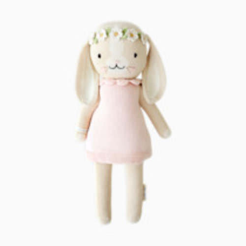 cuddle+kind Hand-Knit Doll - Hannah The Bunny -Blush, Little 13''