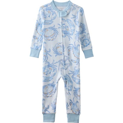 Shawn Footless Organic Cotton One-Piece Pajamas, 18M