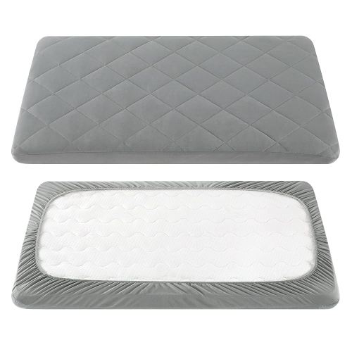 Pack and play padded sheet cover,Grey