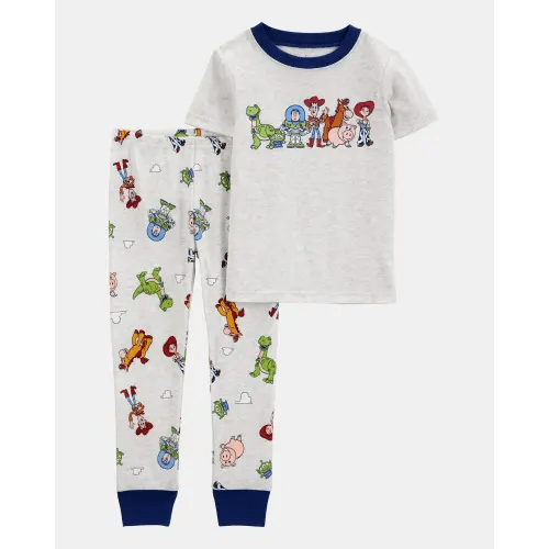Toddler Boy Toy Story Snug Fit Cotton 2-Piece Pajamas - Heather | Carter's