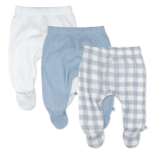 3-Pack Organic Cotton Footed Pants | Honest Baby Clothing