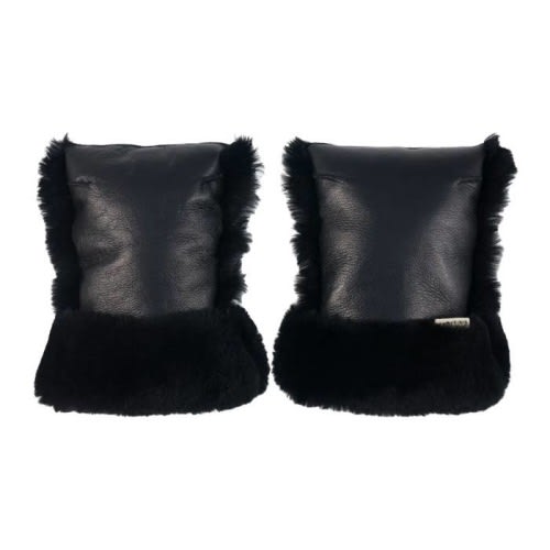 Coated Sheepskin Buggy Mittens