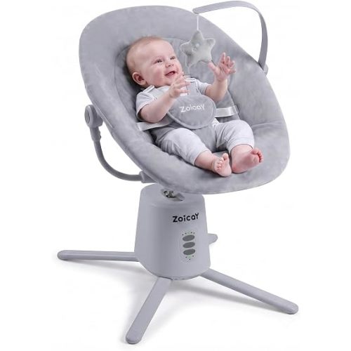 Baby Swings for Infants with 3 Modes & 5 Speeds, BT App & Remote Control