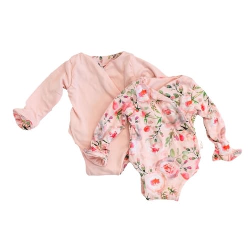 RUFFLE CUFF LONG SLEEVE WINGED BODYSUIT