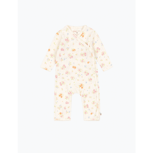 Pointelle Minnie Kimono Romper in Nonoka