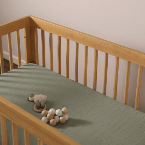 Babyletto Crib Sheet in GOTS Certified Organic Muslin Cotton