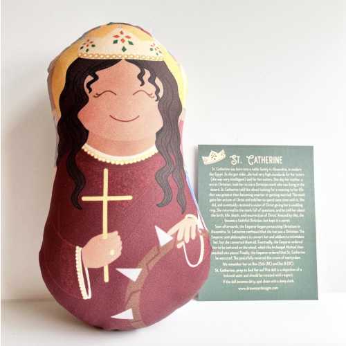 St. Catherine of Alexandria Snuggly Saints Doll